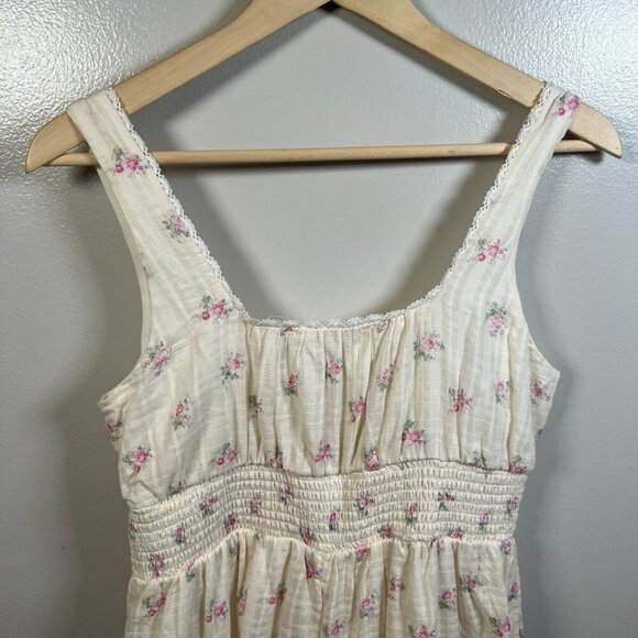 Altar'd State Anastasia Cottagecore Midi Dress Size Medium Floral Coquette - Picture 9 of 11